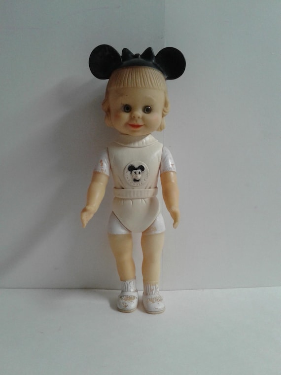 Vintage 1950's Mickey Mouse Club Doll Girl Walt Disney Mouseketeer