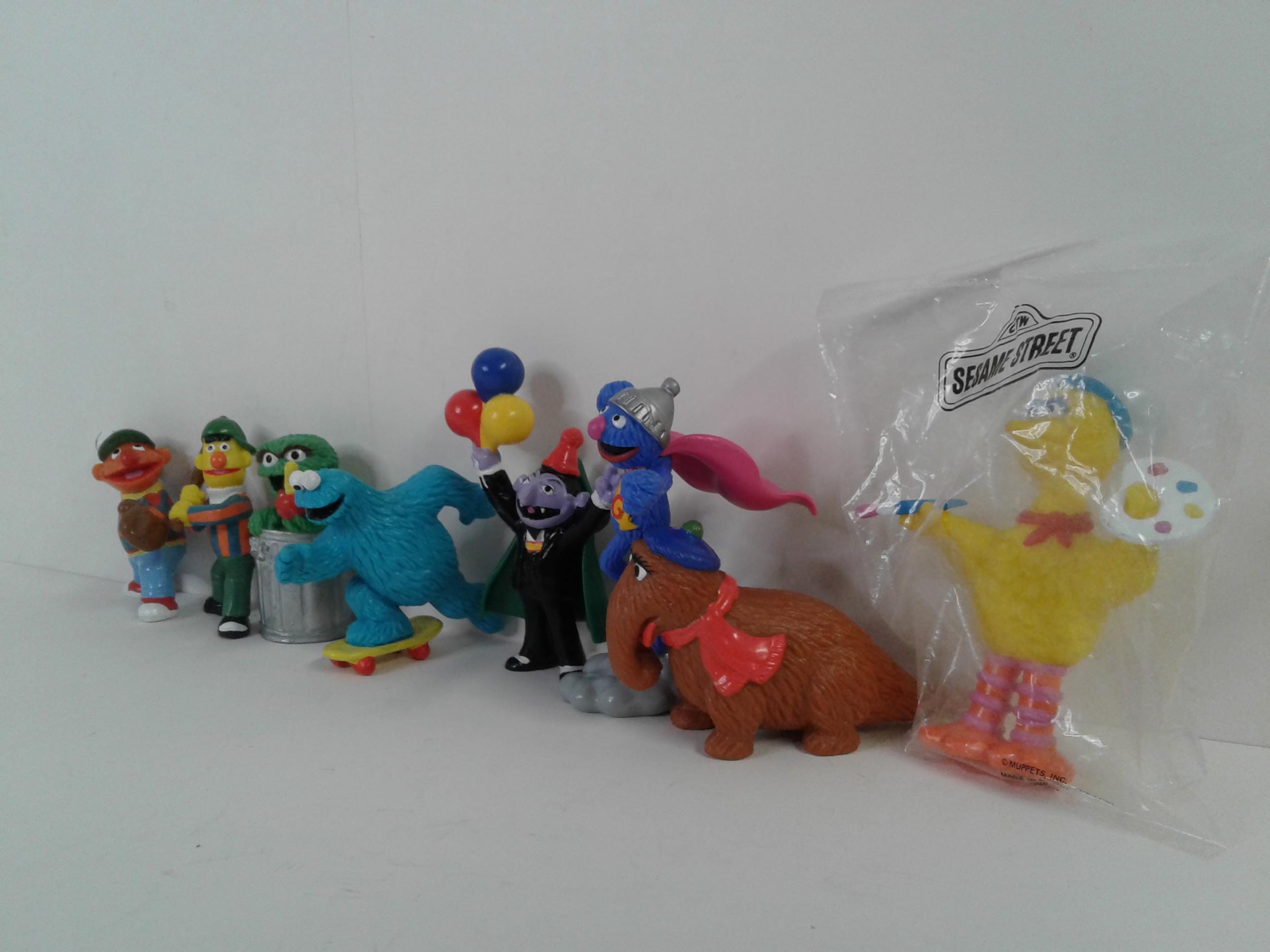 Vintage Applause Sesame Street 8 PVC Figures Moppets Inc. (2) - Etsy