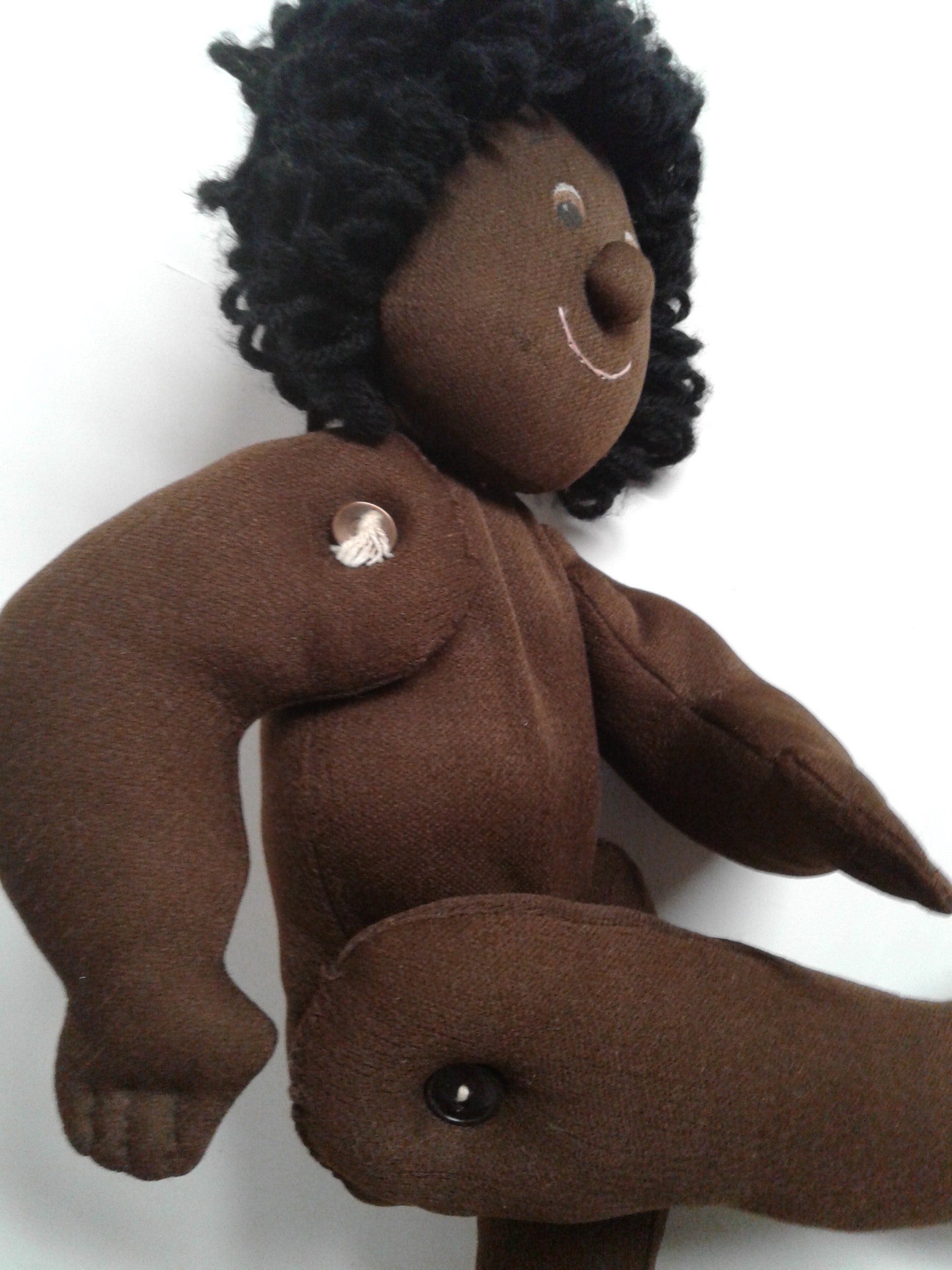 Poupée ancienne ethnique Indou Femme et enfant INDE Art populaire - Collection