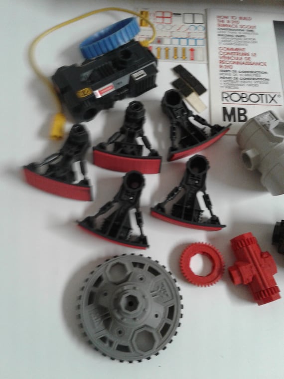 ROBOTIX R-310 Motorized Modular Building System Vintage 1986 MB