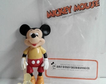 Mickey Mouse Figure Vintage Walt Disney Prod. Hong Kong