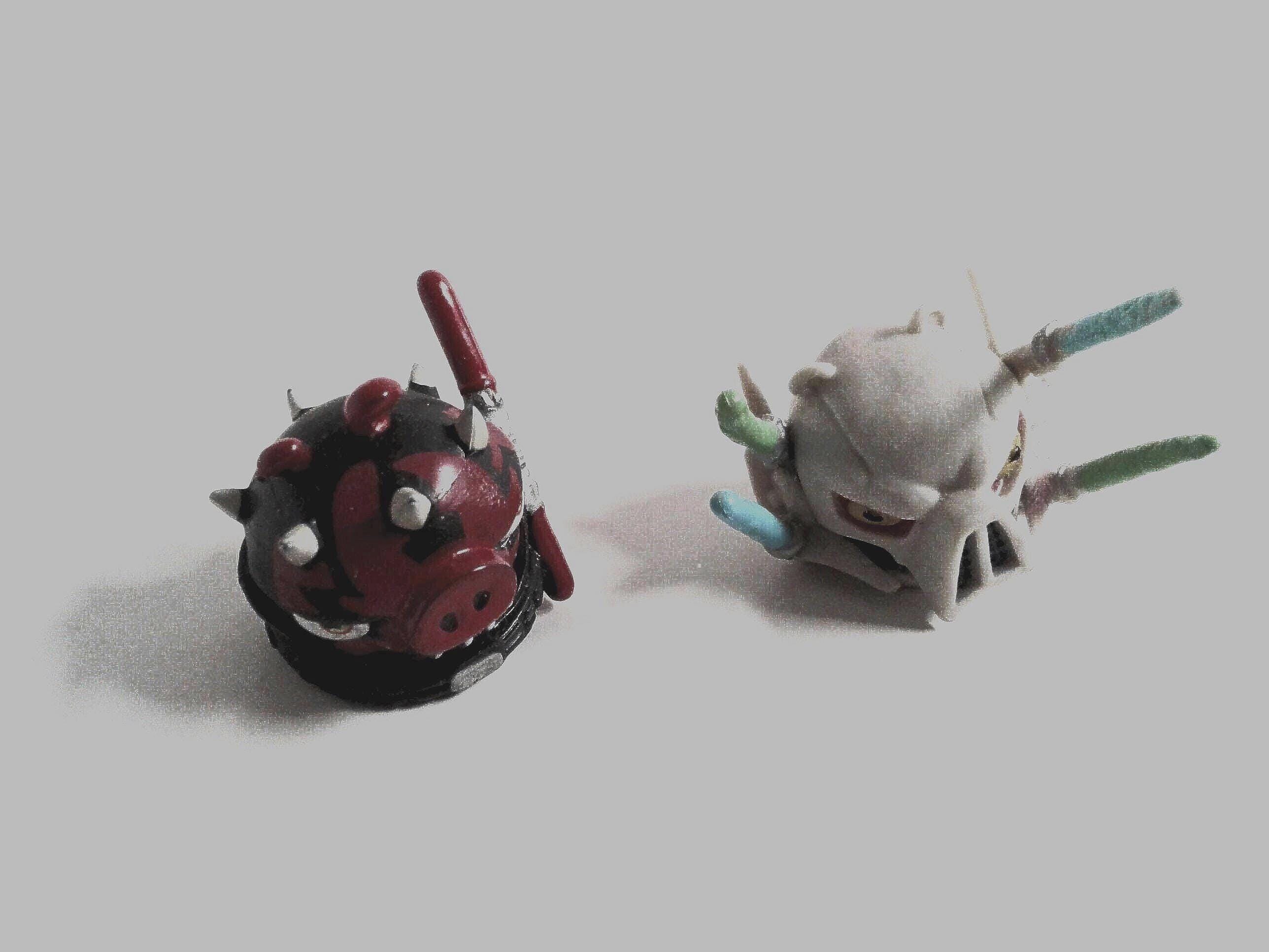 スターウォーズ アングリーバード テレポッド ダース・モール＆グリーヴァス将軍 フィギュア 2体セット - Etsy 日本, image size:2576x1932