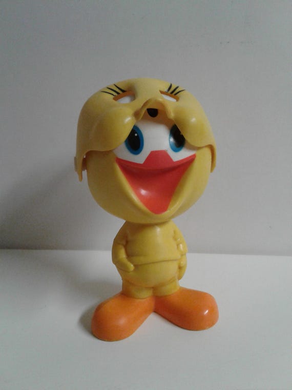 Vintage 1976 Mattel Looney Tunes Tweety Bird Talking Toy 7