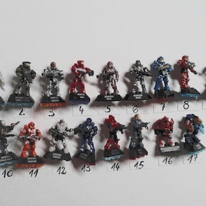 You Choose! Mega Construx Halo Heroes Mini Figures