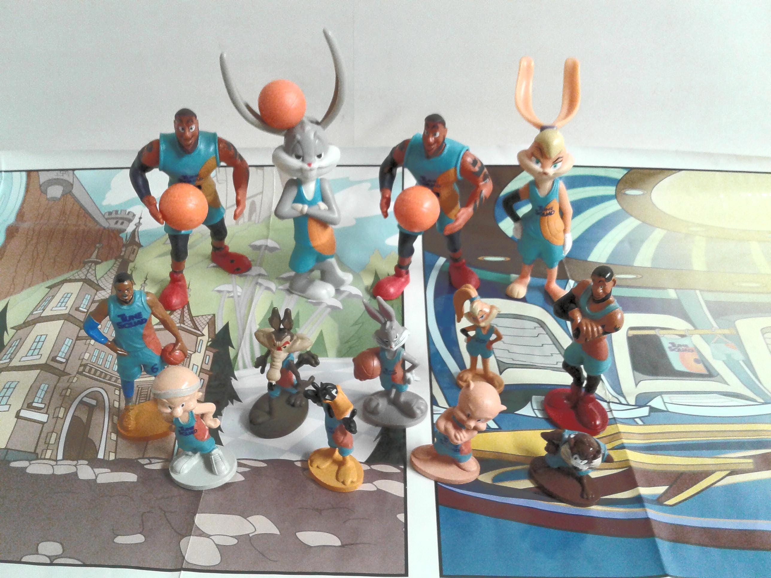 Mcdonald Happy Meal Space Jam Legacy Figures With Poster Lot - Etsy