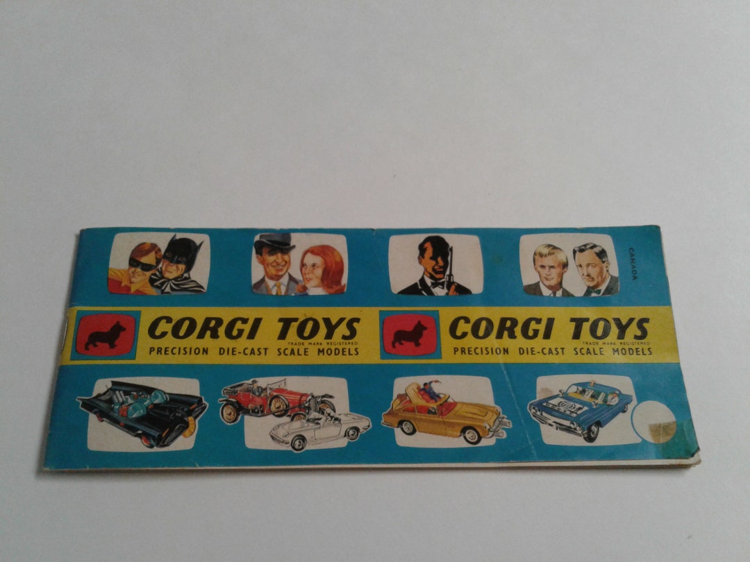 1966 CORGI Toys Catalogue Die Cast Car Vintage Advertising Etsy 1966-corgi-toys-catalogue-die-cast-car-vintage-advertising-etsy