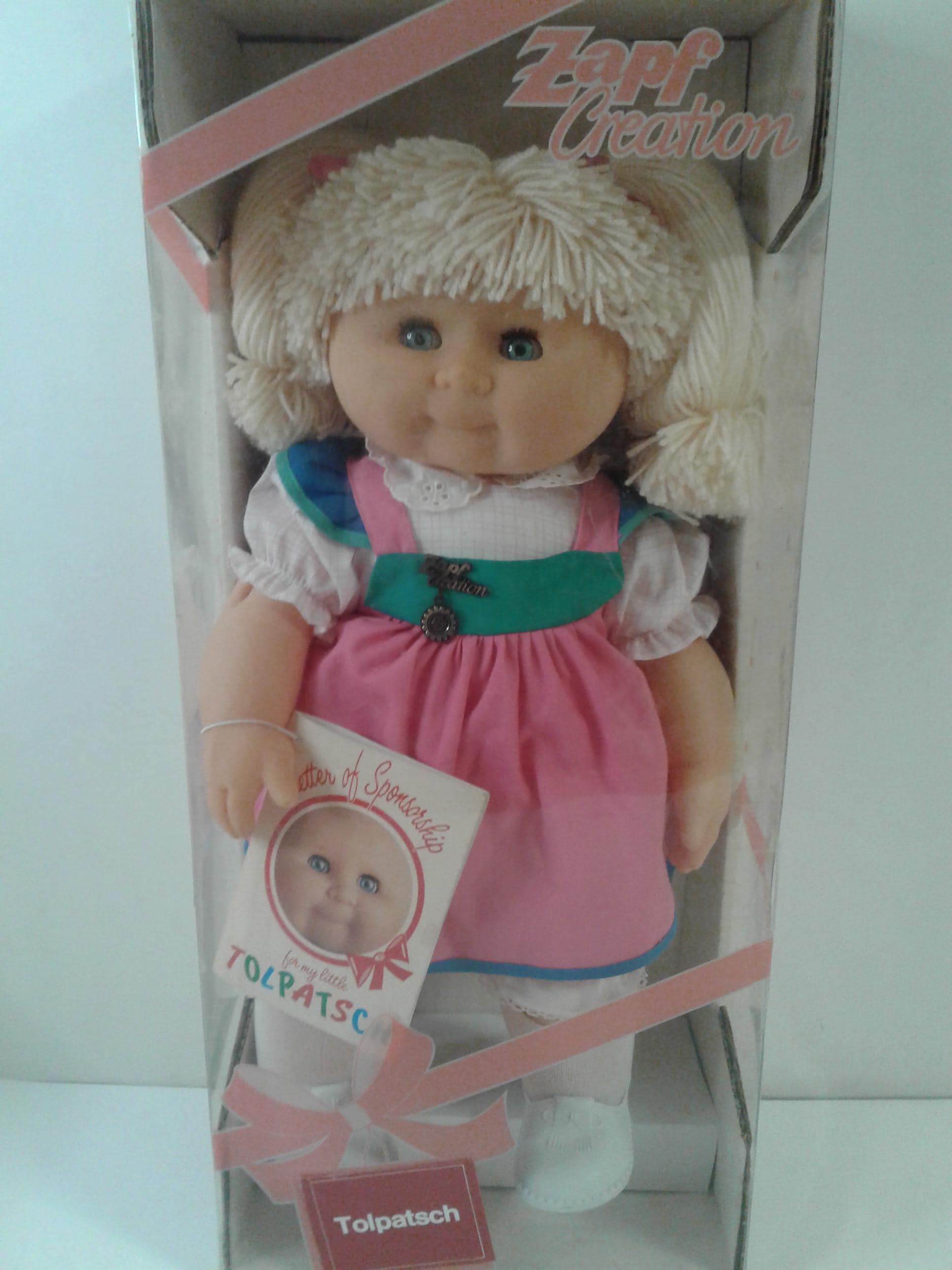 Vintage Zapf Creations Girl Baby Doll 18