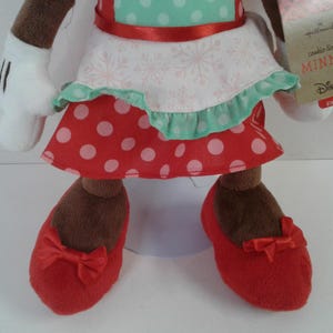 Hallmark Disney Minnie Mouse Cookie Time 13 Inch Plush Stuffed Animal image 3