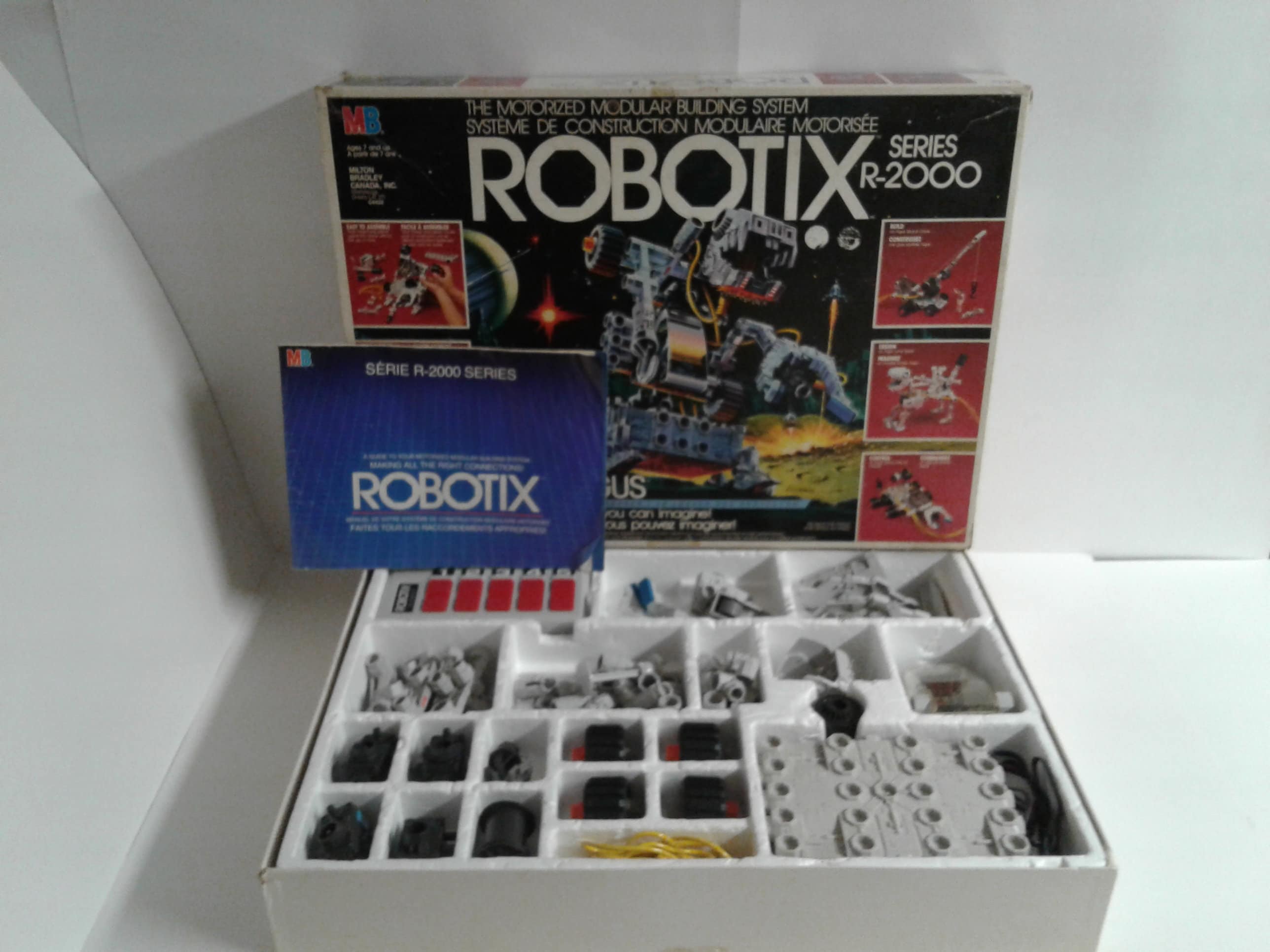 ROBOTIX Argus R 2000 Motorized Modular Building System Vintage 1986 MB Milton Bradley Ltd. 4 Etsy New Zealand