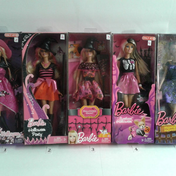You Choose! Mattel Halloween Barbie Collection  (2)