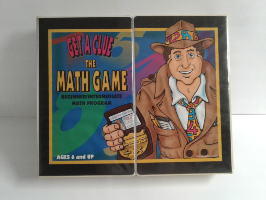 Get A Clue the Math Game Beginner Intermediate Program VHS Home School ...