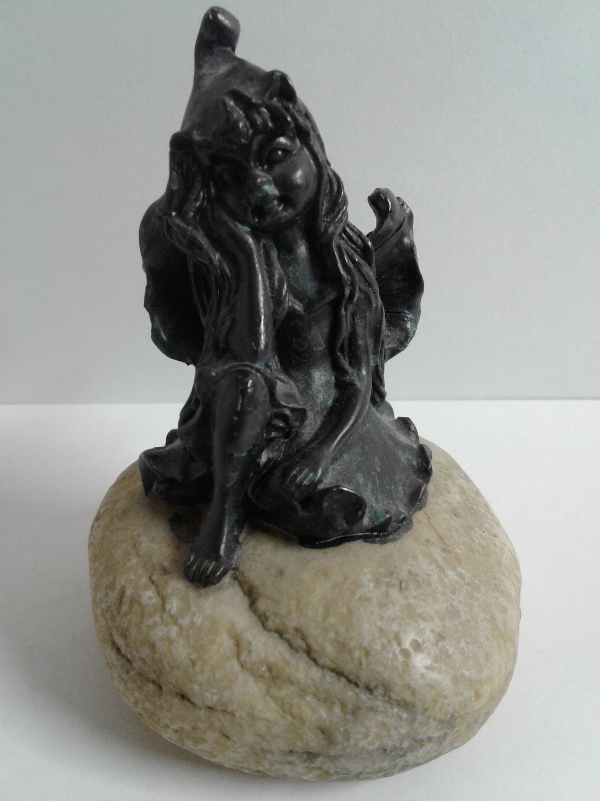 Mini Fairy Tail Figurine Small Statue on Stone Etsy