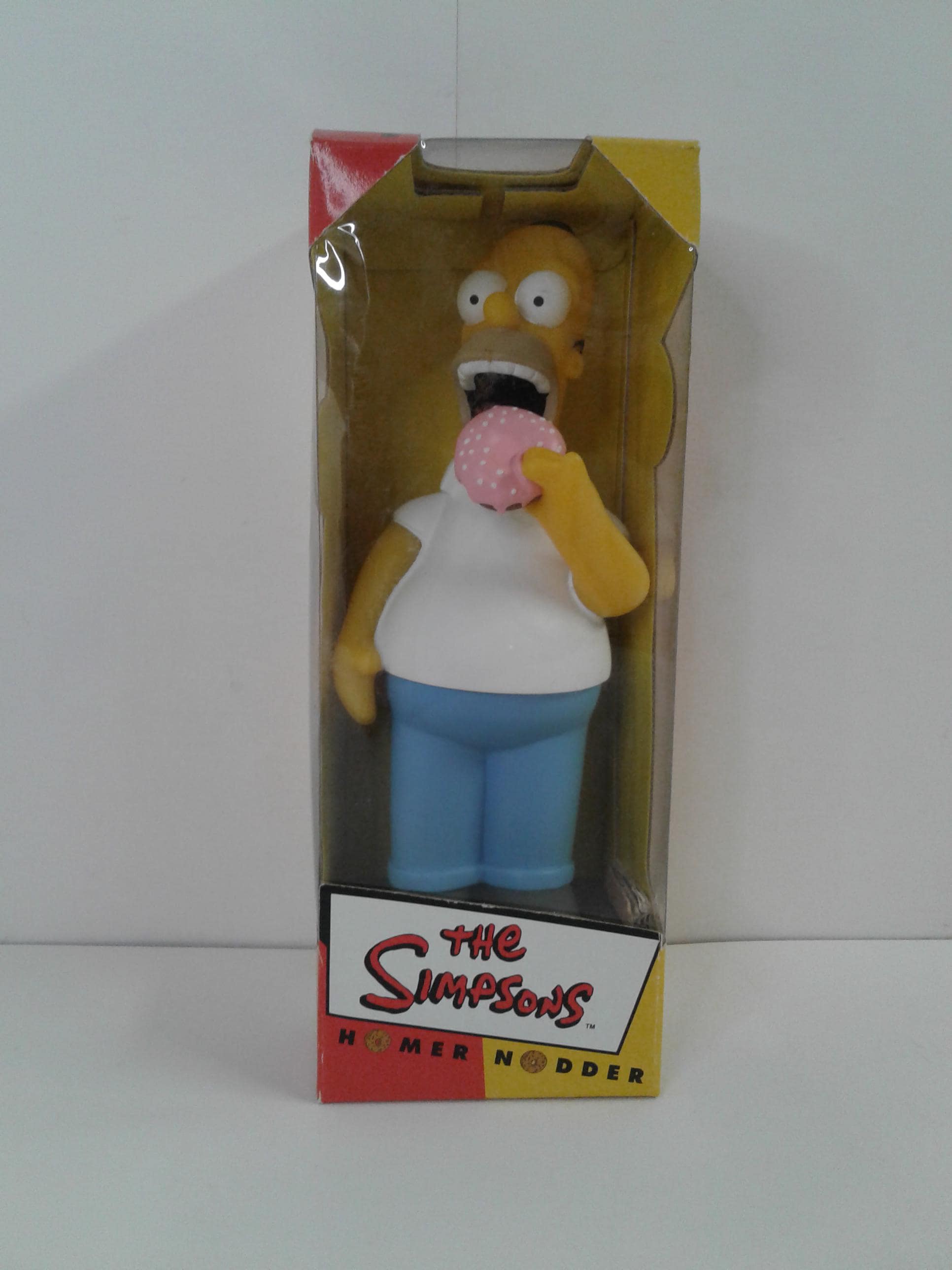 The Simpsons HOMER NODDER (donuts) 11 Inch Bobblehead Figure