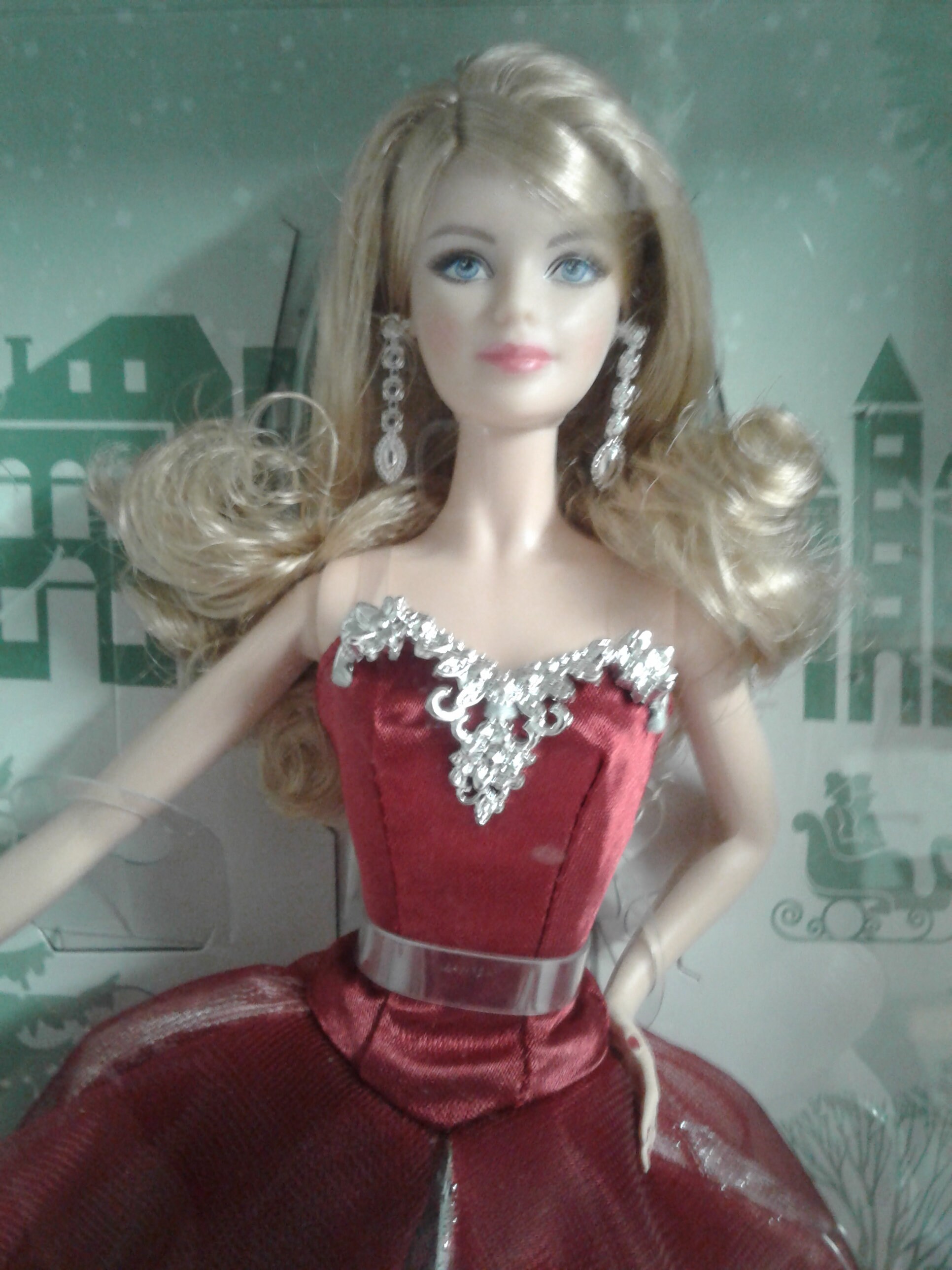 sachin and babi light blue dress Barbie x Mariah Carey Holiday Celebration Doll Red Dress - Brand New