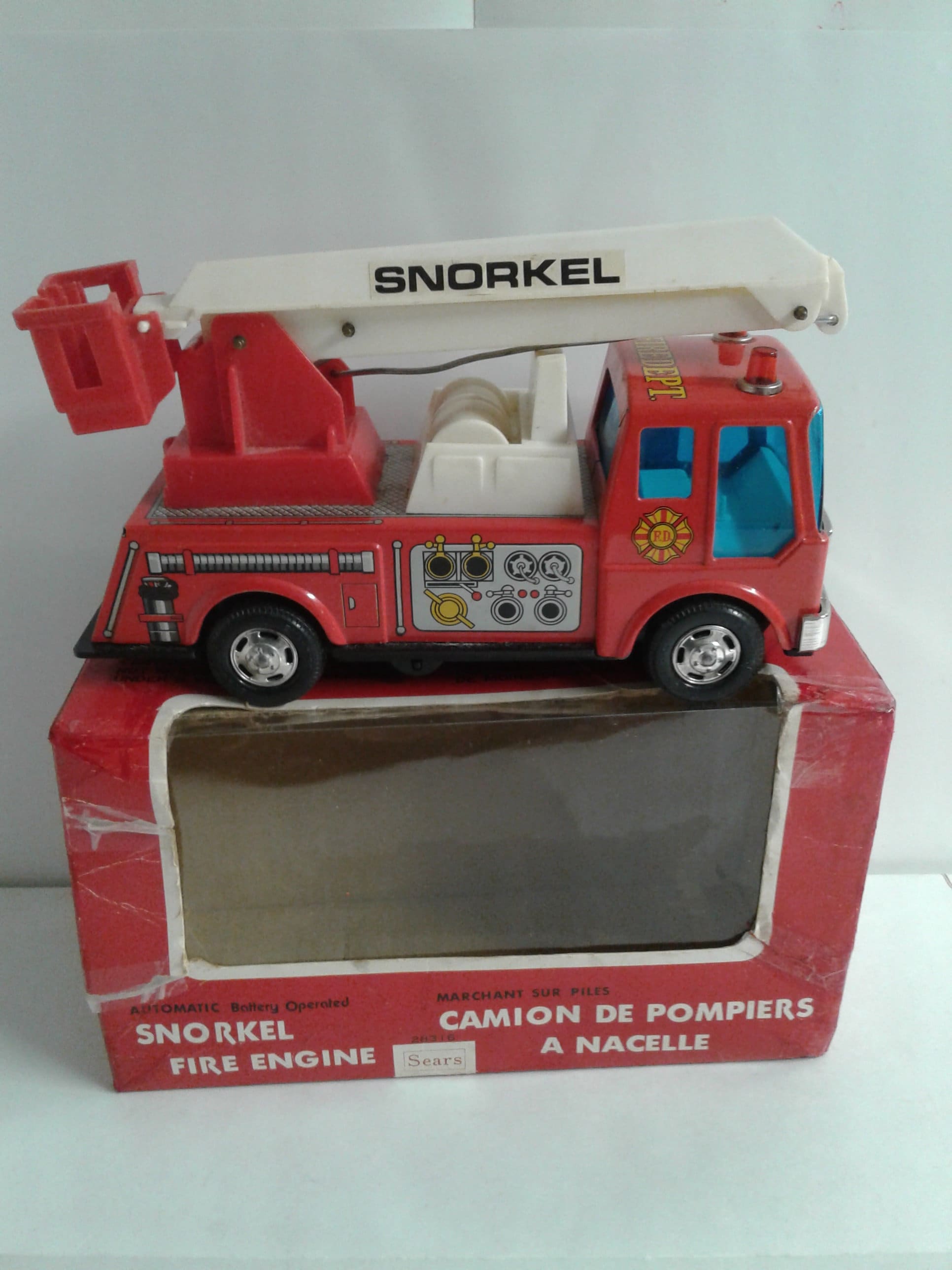 Vintage Sears Exclusive SNORKEL Fire Engine Fire Dept Japan - Etsy