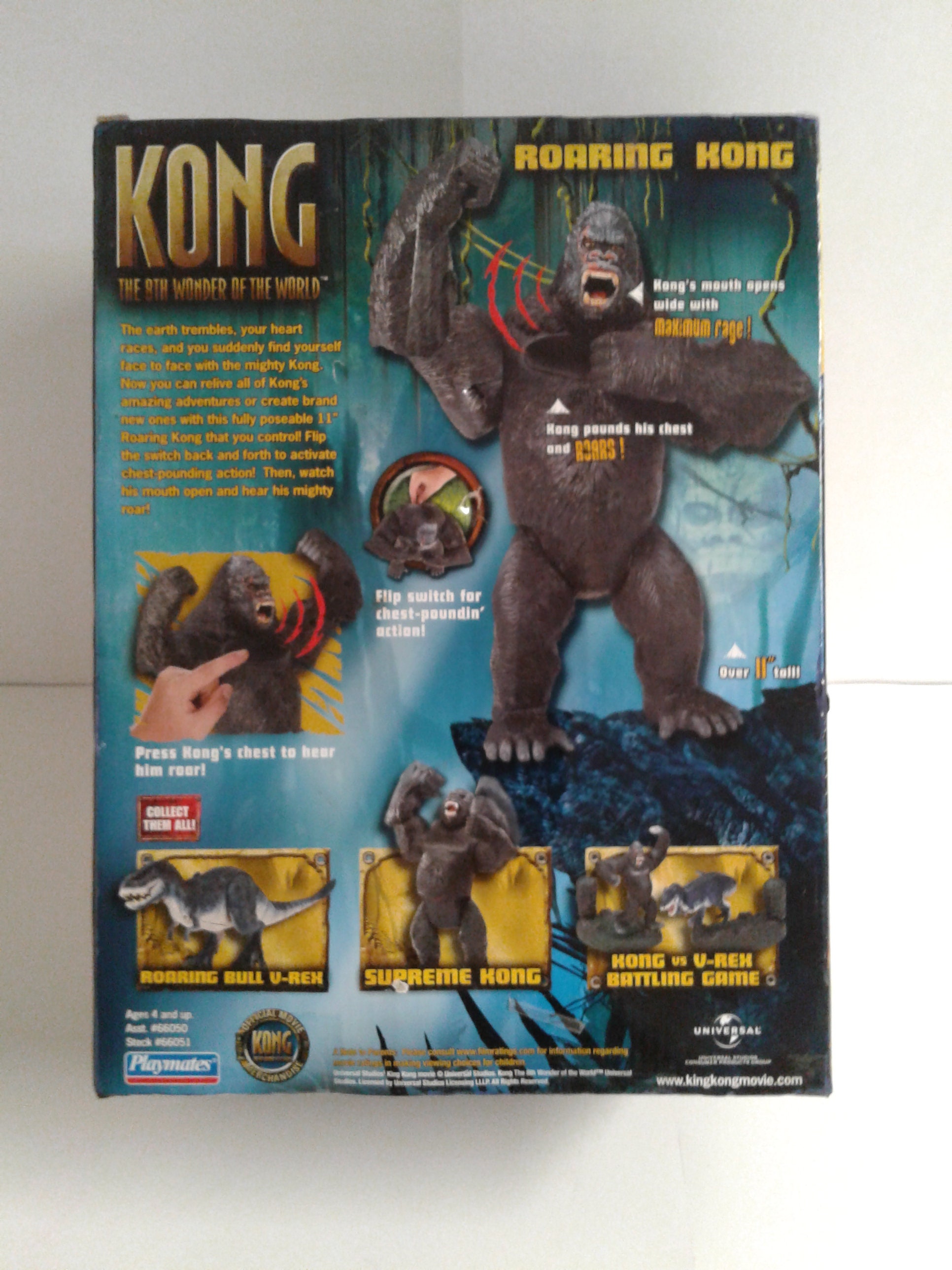 Playmates 2005 KONG the 8th Wonder of the World Roaring Kong 12