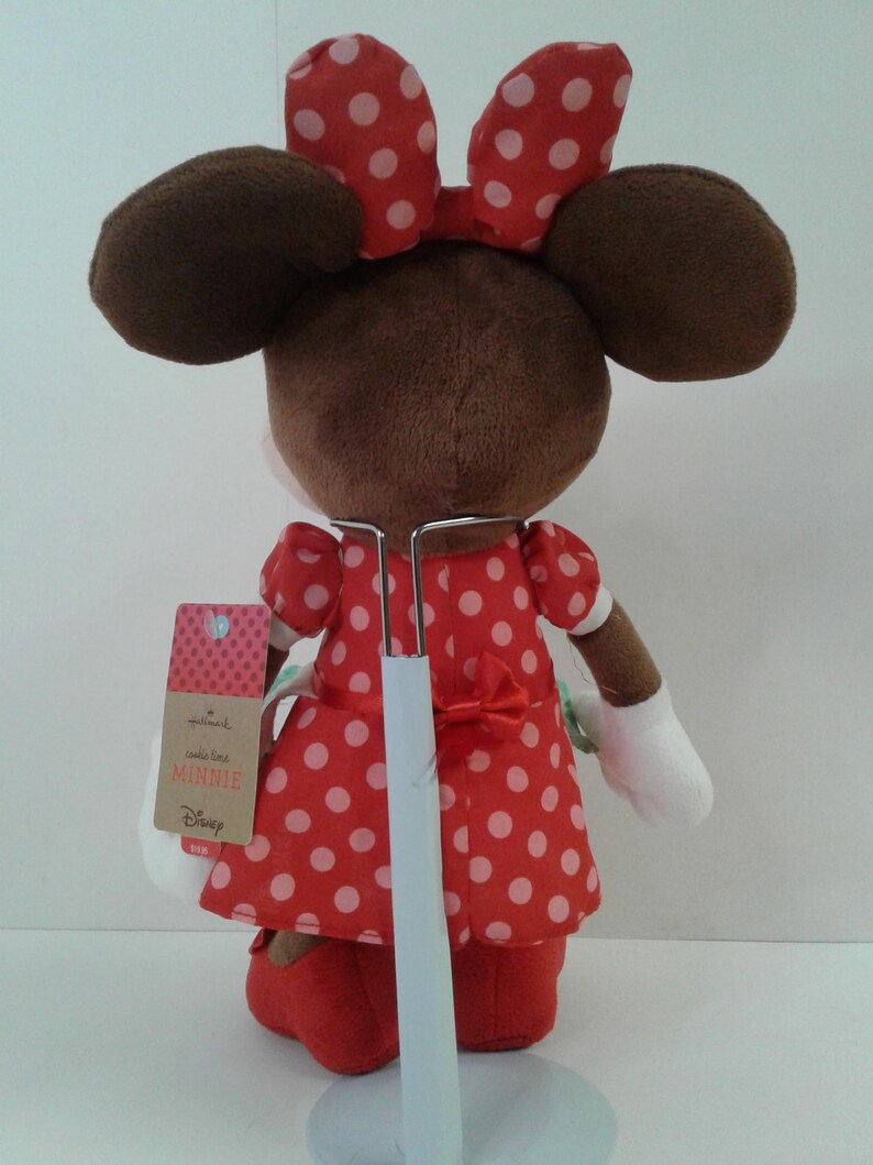 Hallmark Disney Minnie Mouse Cookie Time 13 Inch Plush Stuffed Animal image 4