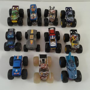 Hot Wheels Monster Jam Monster Truck 1:64 Diecast Vehicle Lot Of 11 image 1
