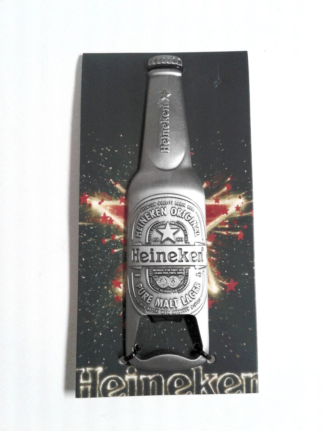 Heineken Metal Magnetic Bottle Opener - Holiday Style - Etsy