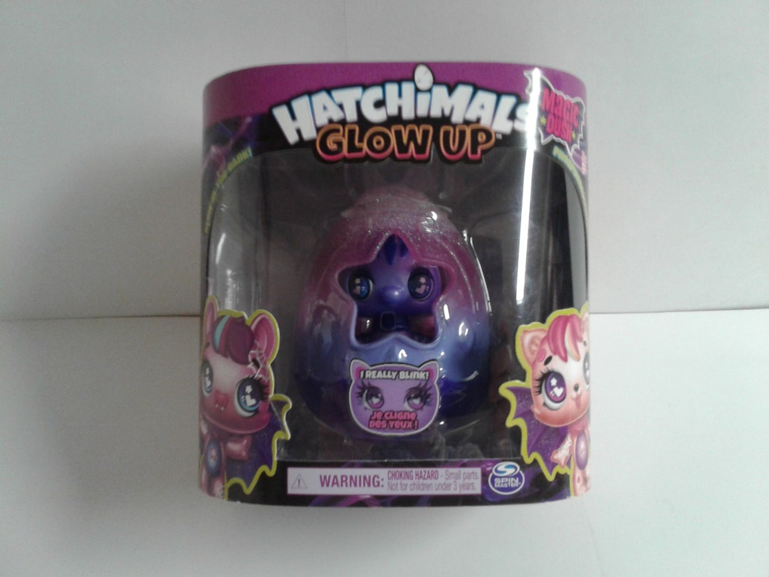 Hatchimals Glow up Magic Dusk Figure Hummingbear Etsy