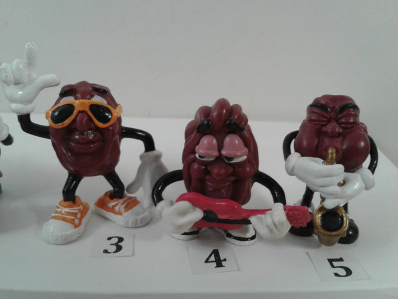 You Choose! California Raisin PVC Figures, Vintage Applause 1980s - Etsy