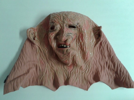 Freddy Krueger Latex Halloween Mask New Line Vint… - image 3
