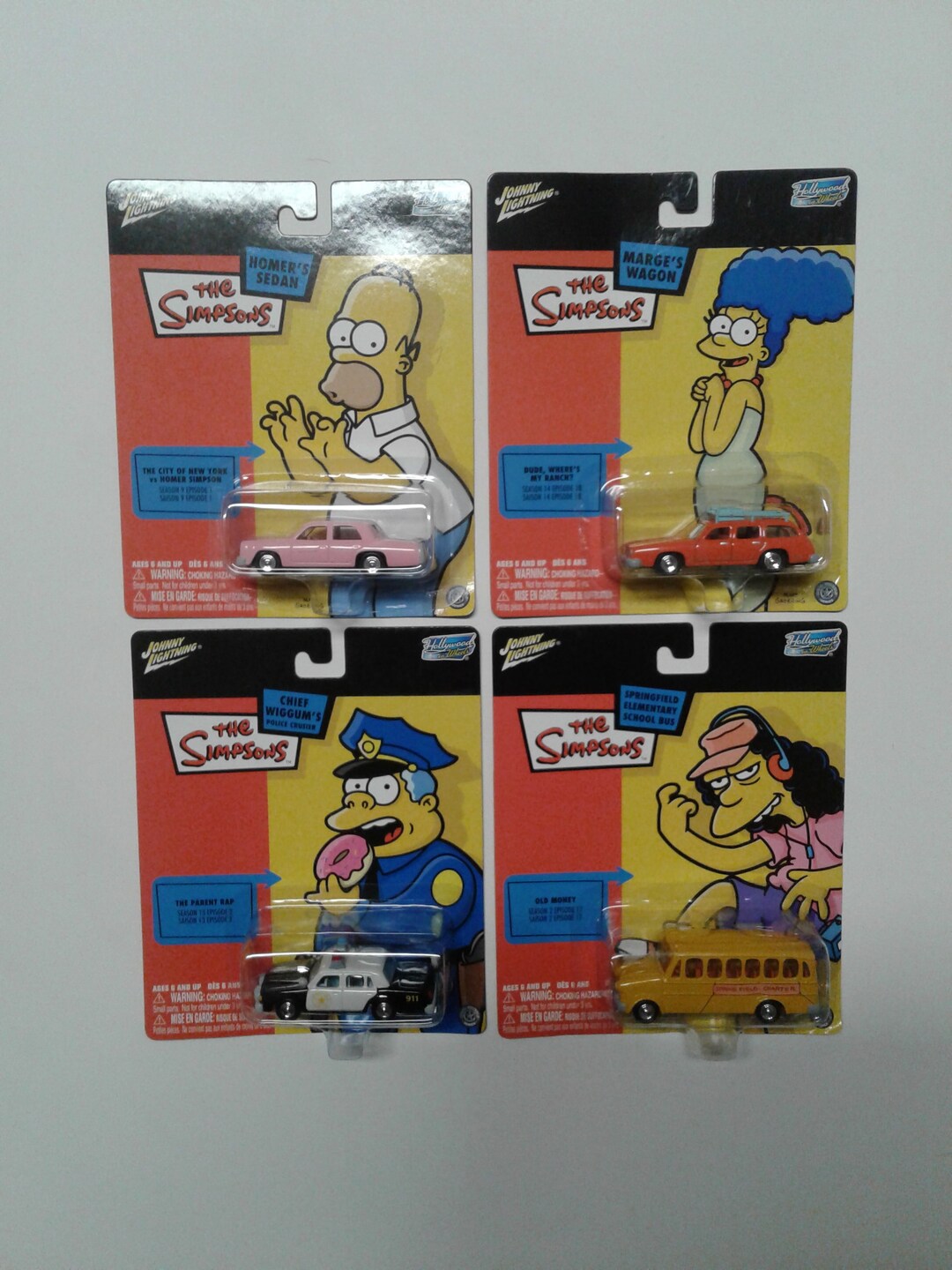 Johnny Lightning The Simpsons HOMER'S CAR 1:64 Die-Cast Car