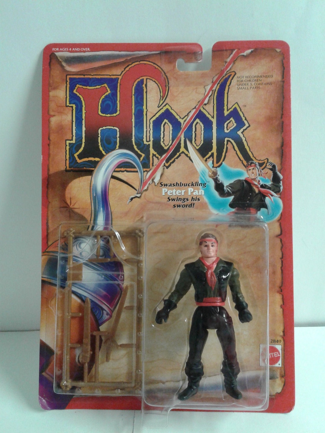 Hook Swashbuckling - PETER PAN - Action Figure Mattel 1991 - Etsy