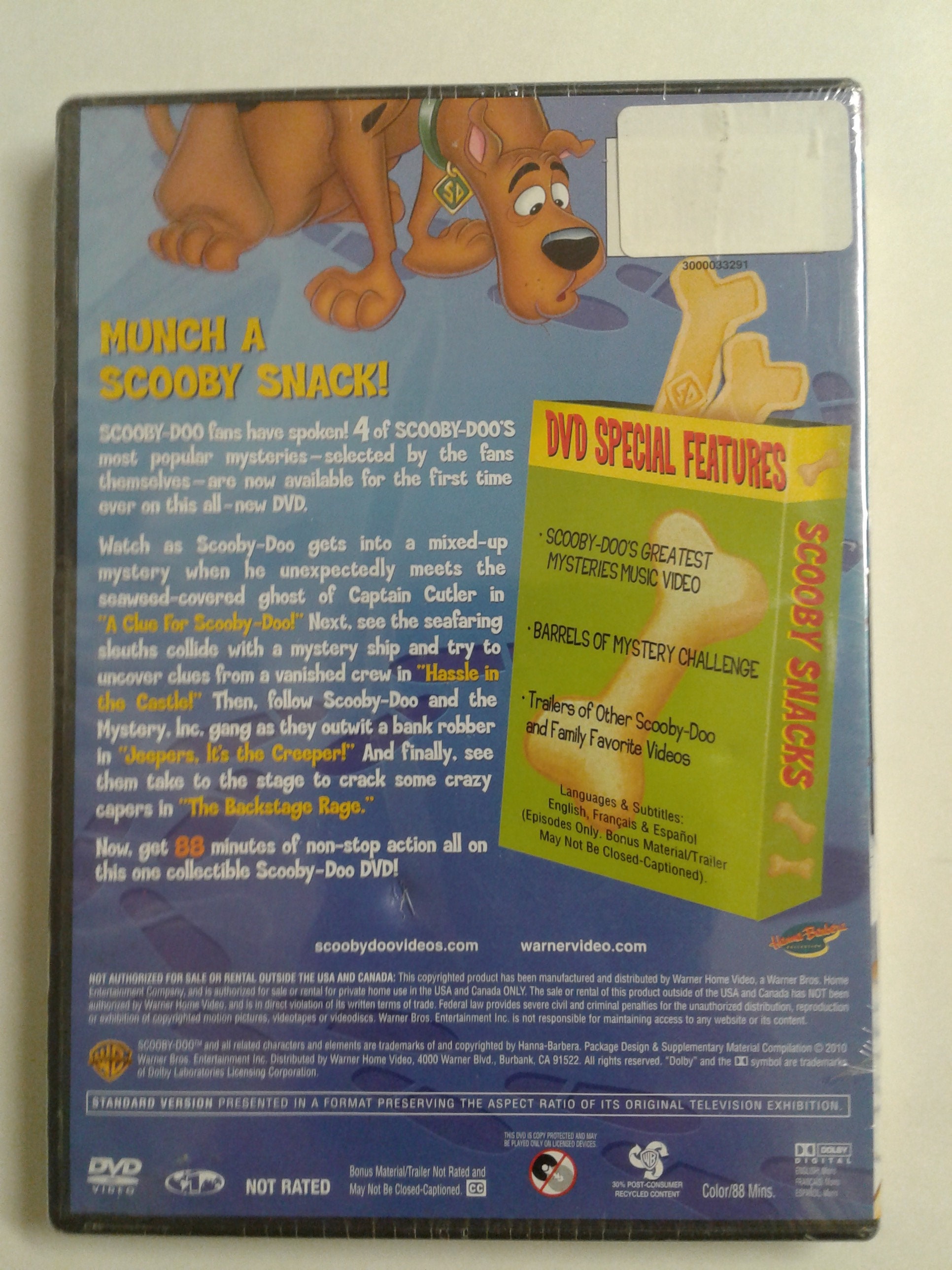 SCOOBY-DOO'S Greatest Mysteries DVD New! - Etsy