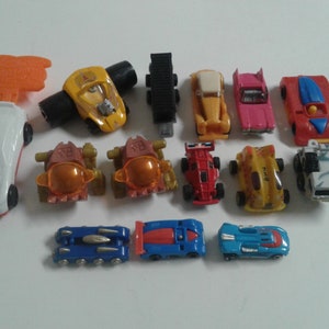 Mixed Lot Of 14 - Mini And Micro Machines Hot Wheels, Mattel, MPG