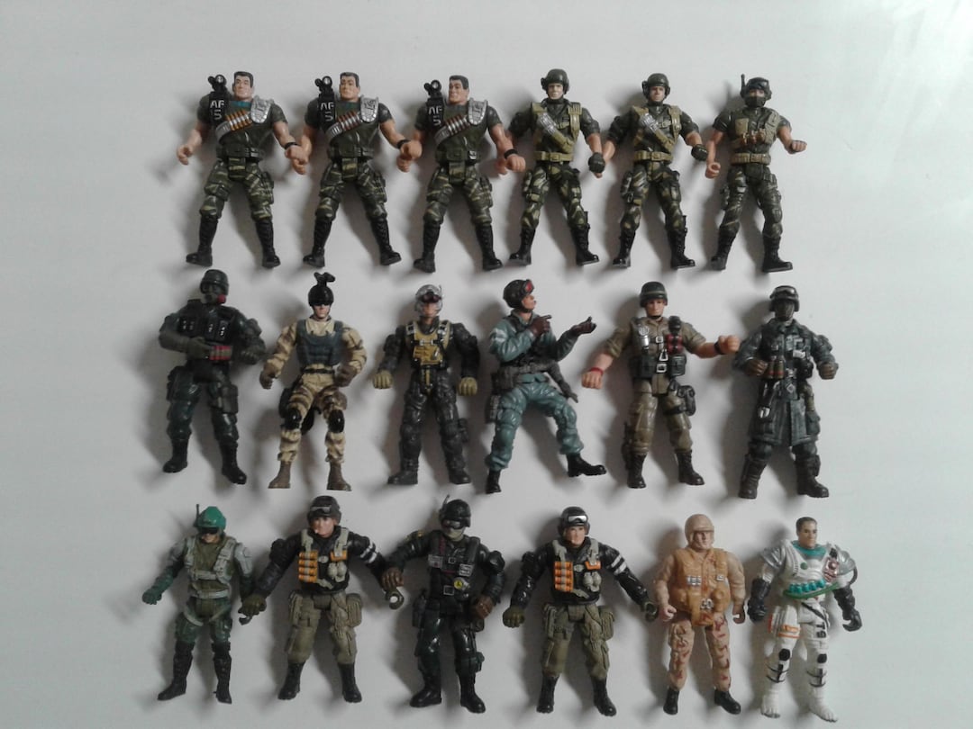SF・ファンタジー・ホラー Military Action figurer, Chap Mei Chap Mei Lot of 18 Soldiers Military 3.75