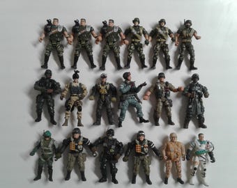 Chap Mei Soldier Force Action Figure Lot Lanard Corps Sea Squad