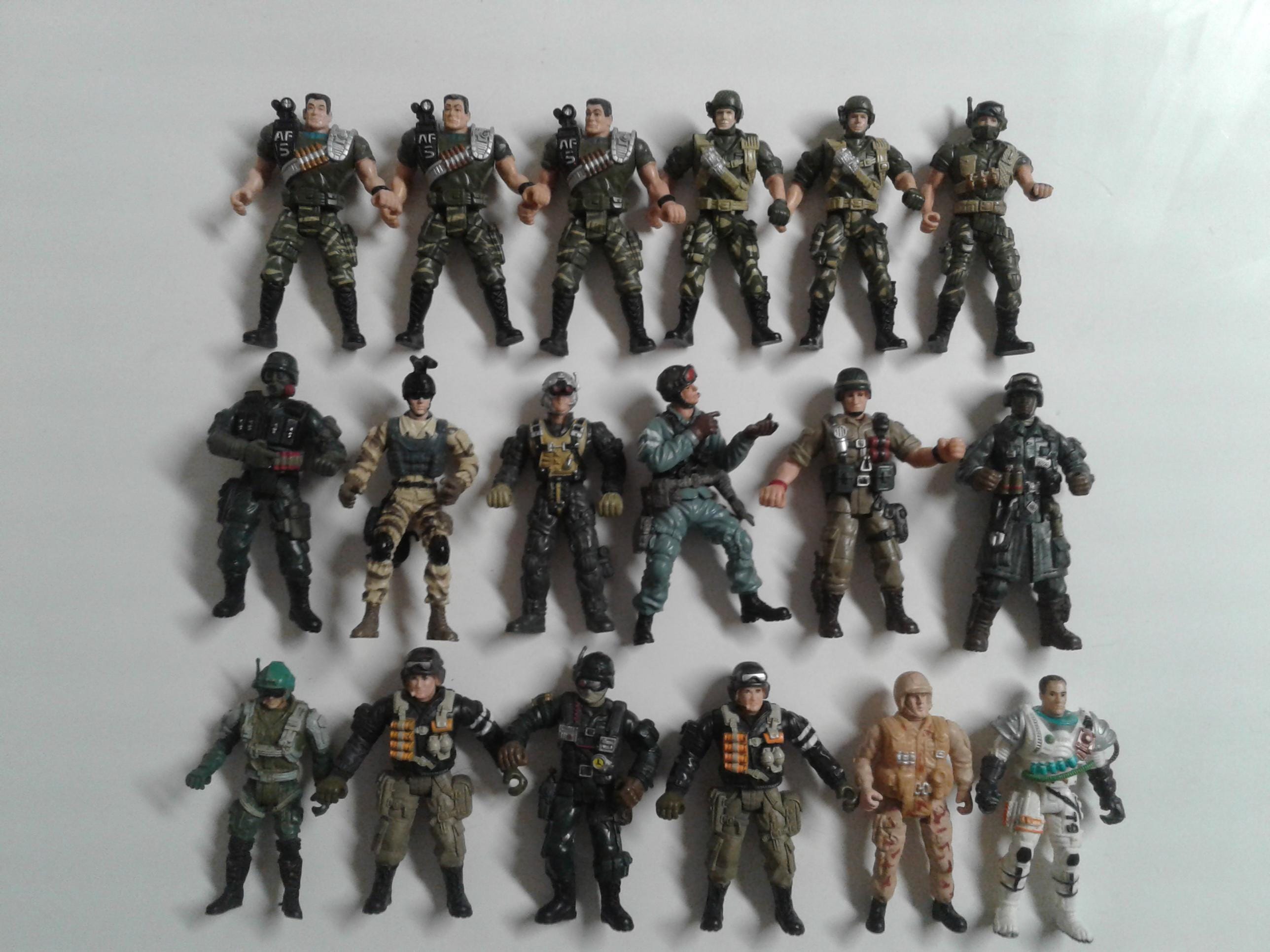 SF・ファンタジー・ホラー Military Action figurer, Chap Mei Chap Mei Lot of 18 Soldiers Military 3.75