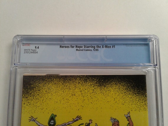 Heroes for Hope Starring X-men #1 1985 CGC 9.4 Famine Relief Issue