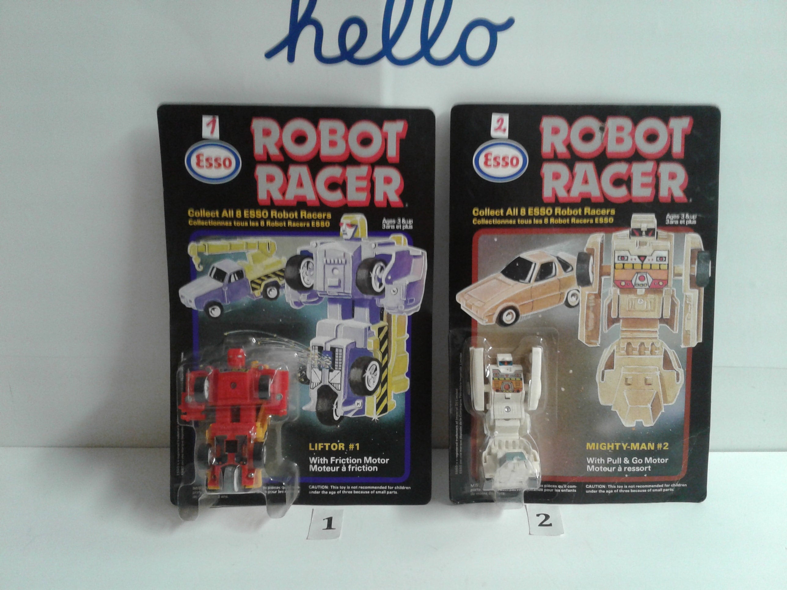 You Choose! Esso Robot Racer Transforming Action Figure Vintage