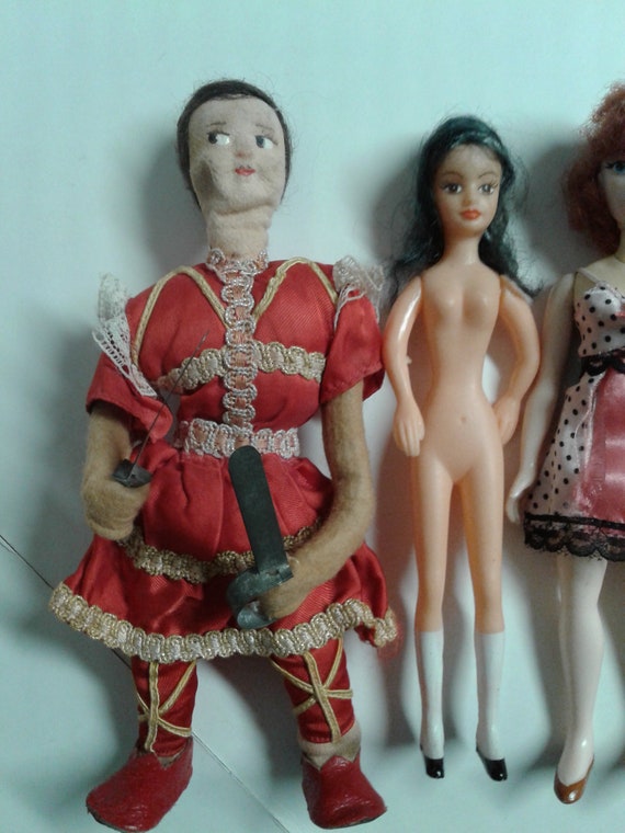 Lote de 5 mu ecas antiguas Vintage a os 60 Etsy M xico
