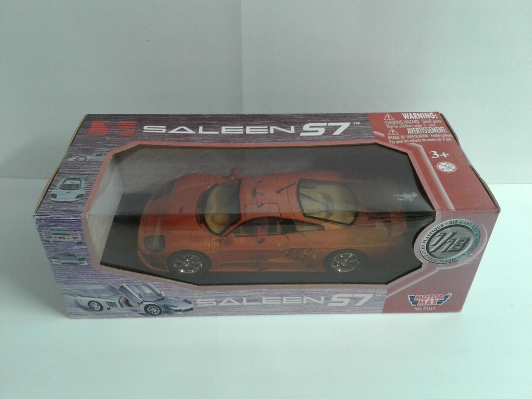 MOTOR MAX NO. 73117 Saleen S7 Orange/copper Diecast/metal 1:18
