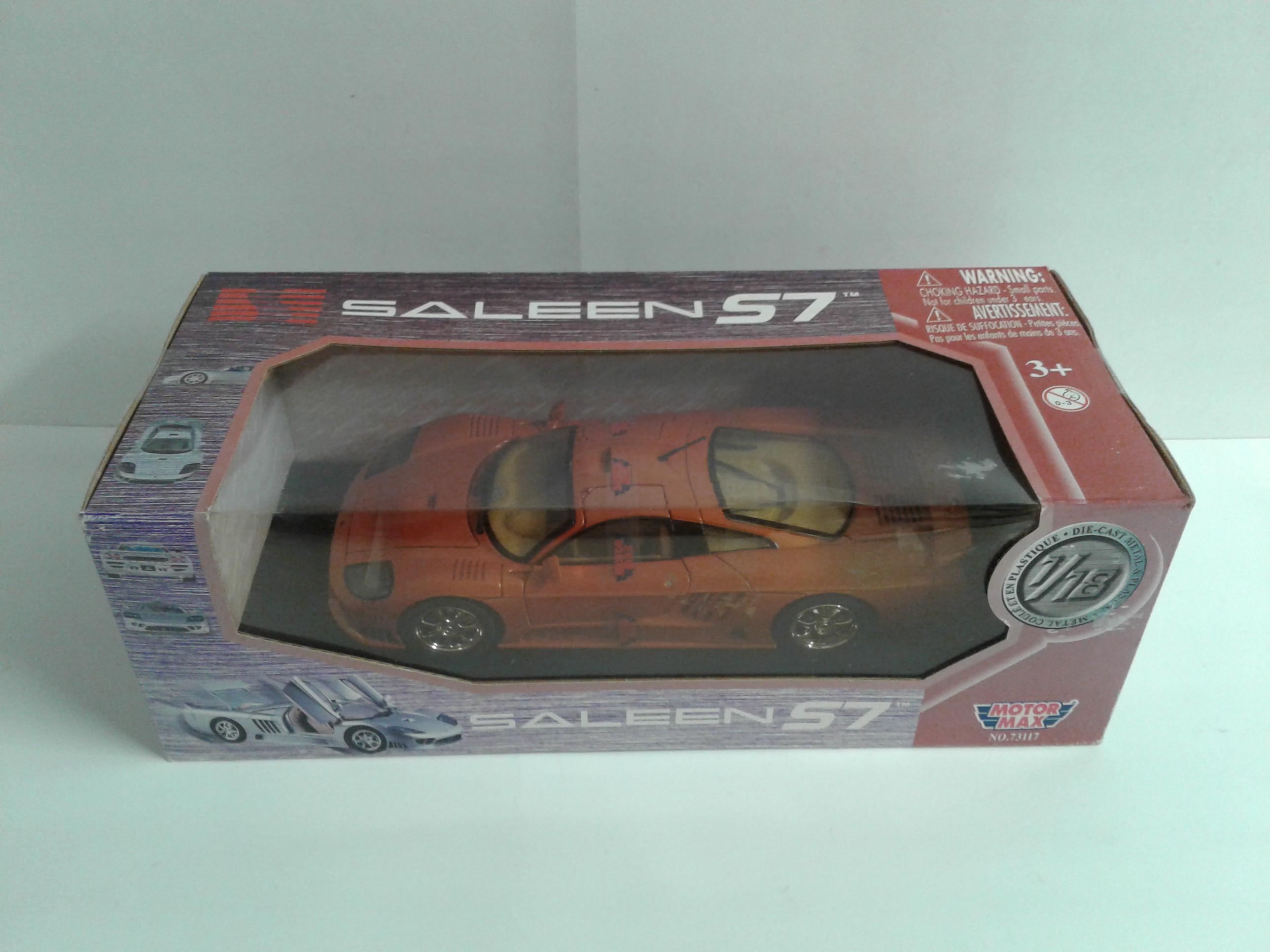 MOTOR MAX NO. 73117 Saleen S7 Orange/copper Diecast/metal 1:18