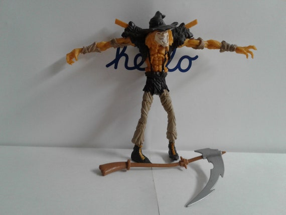 企業物 キャラクター クレスト スパークル フィギュア 1980年代 27cm バットマン ツイスターストライク スケアクロウ アクションフィギュア