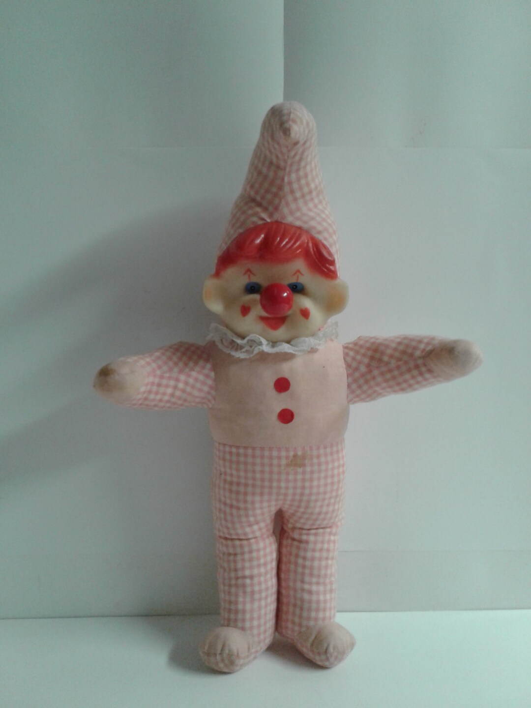 Vintage Ganz Bros. Toys Musical Clown Wind up Nose Plush Etsy