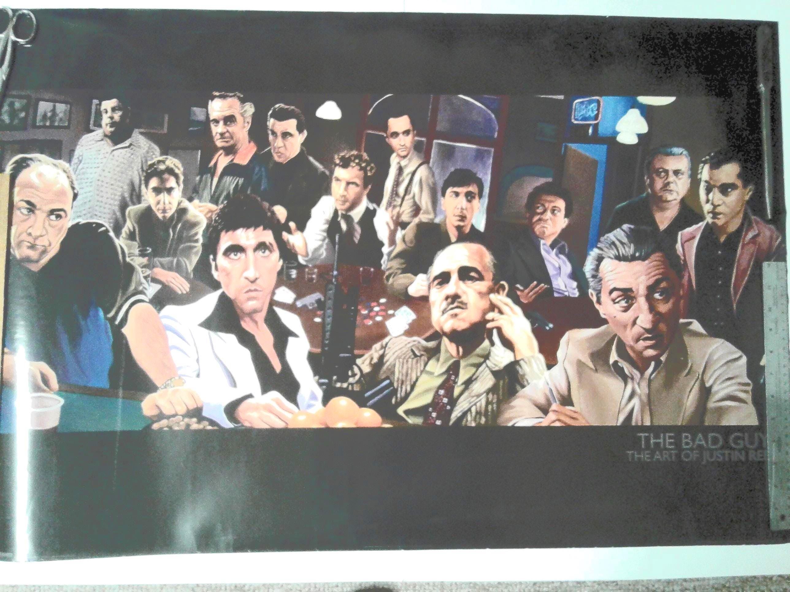 おもちゃ Framed Poster of Justin Reed The Bad Guys - The Art of Justin Reed Framed Gelcoat – The College