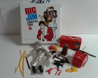 ヴィンテージ 1973 マテル ビッグジム キャリーオールケース