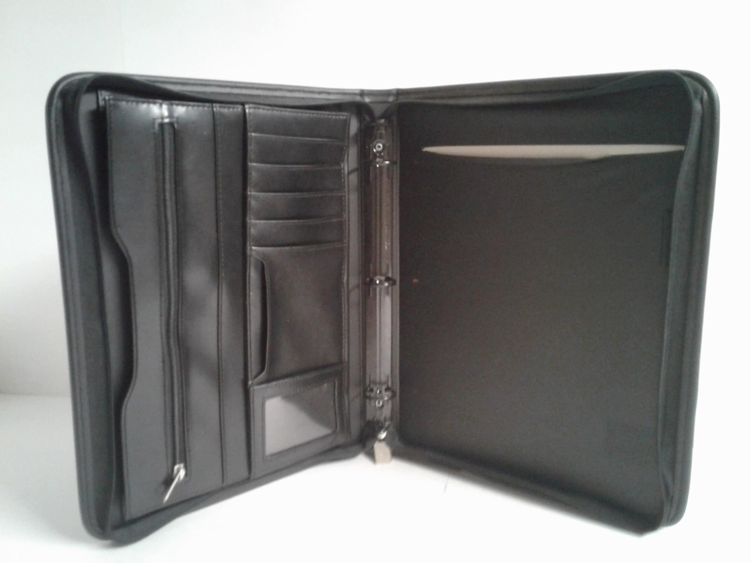 AUREX Prestige Black Leather Portfolio Case/ Notepad Holder - Etsy