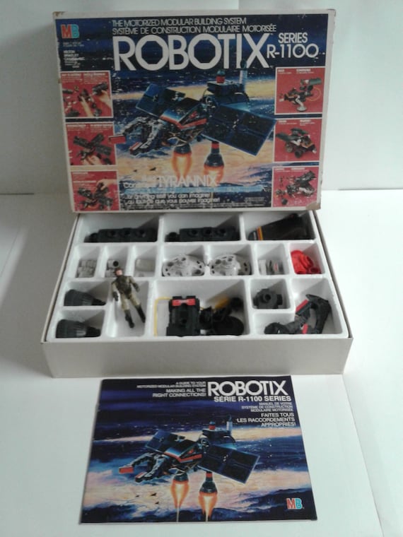 ROBOTIX R-1100 Motorized Modular Building System Vintage 1985 MB