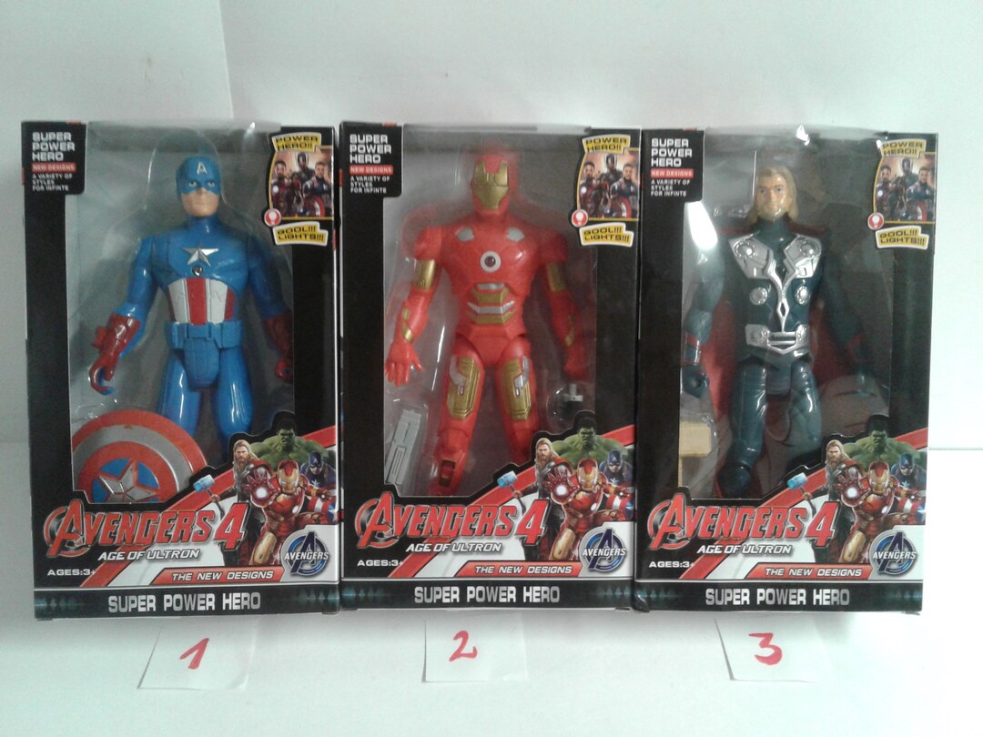 You Choose AVENGERS 4 Super Power Hero Age of Ultron 7.5 Inch Action Figure Etsy