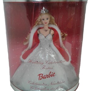 Vintage 2001 Holiday Celebration Barbie Special Edition Mattel