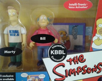 Playmates the Simpsons: KBBL Bill & Marty World of Springfield