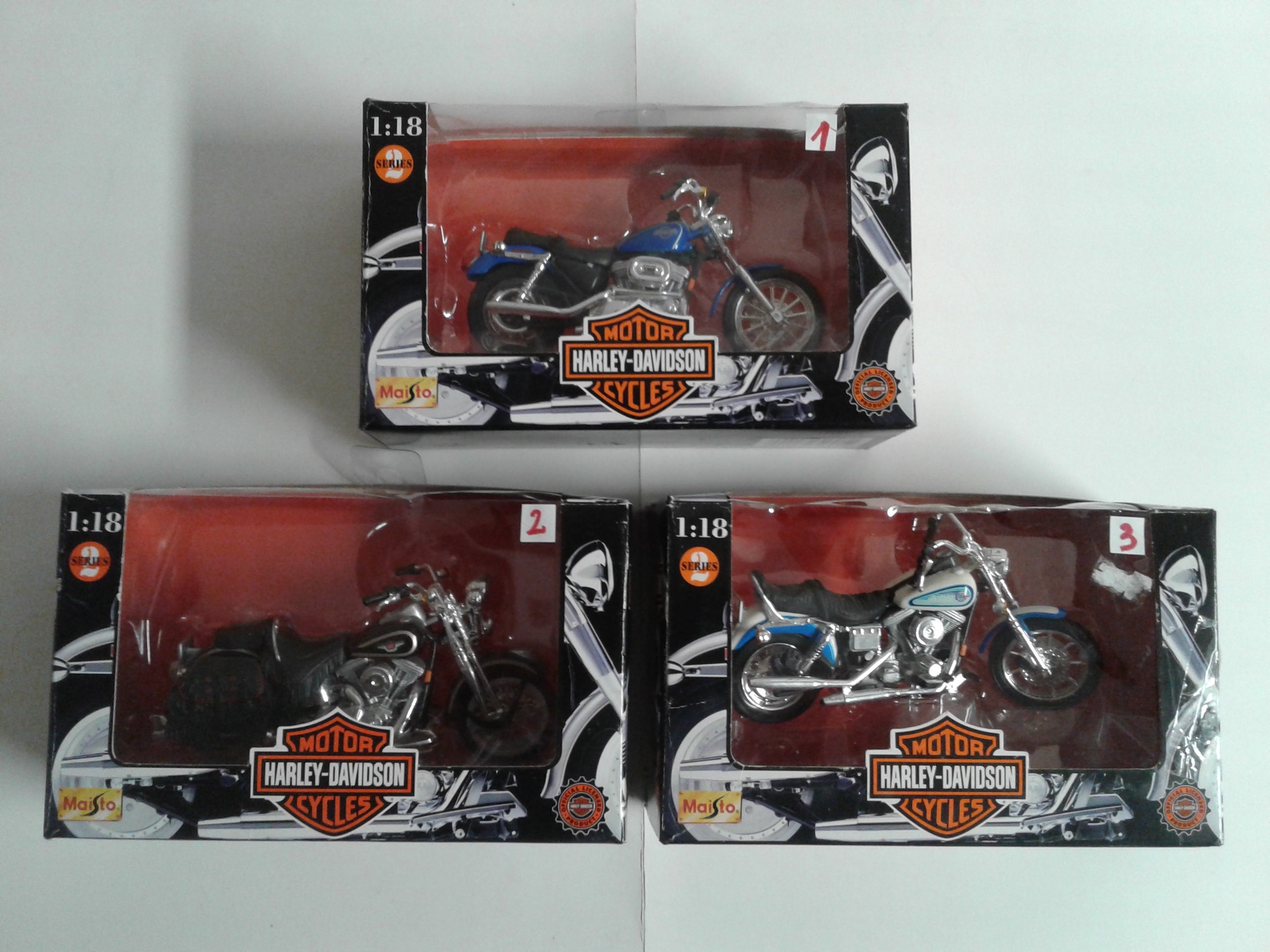 You Choose! Maisto 1998 Harley-davidson Motor Cycles Series 2, 1