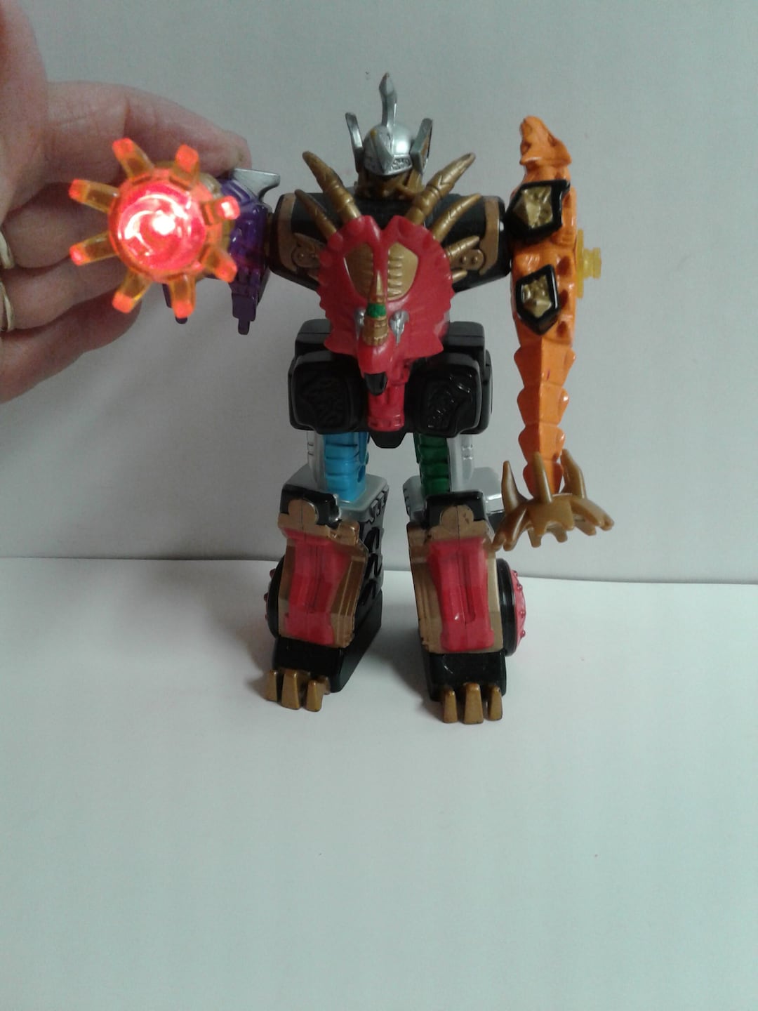 Bandai Power Rangers Dino Thunder Triceramax Megazord Action