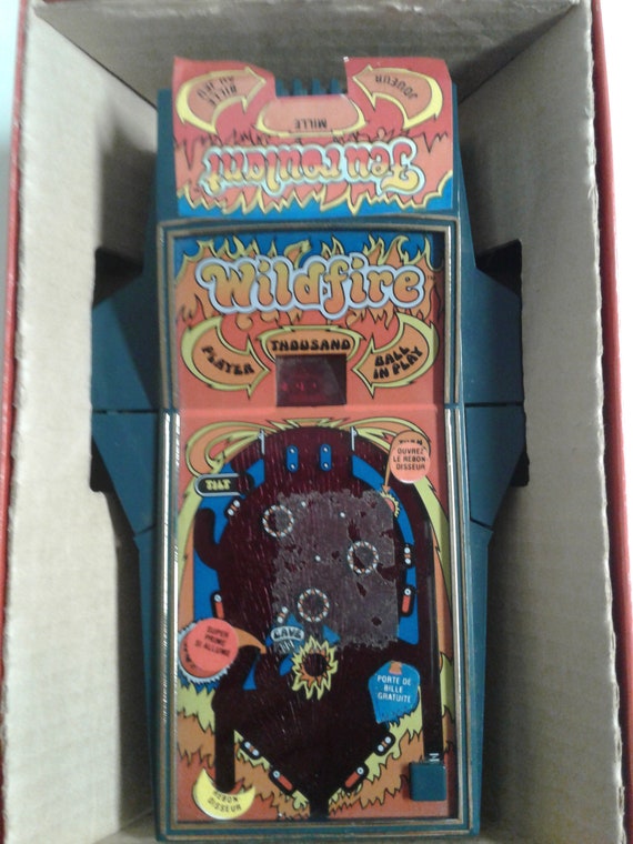 Vintage Wildfire Electronic Pinball Game for Repair Vintage Parker